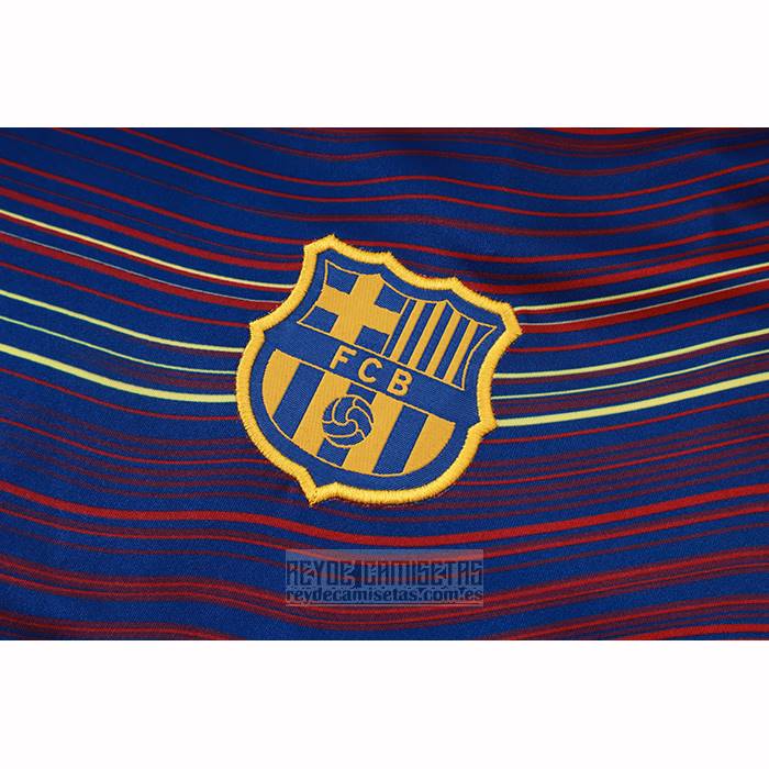 Chandal del Barcelona Manga Corta 2025-2026 Azul Amarillo - Pantalon Corto